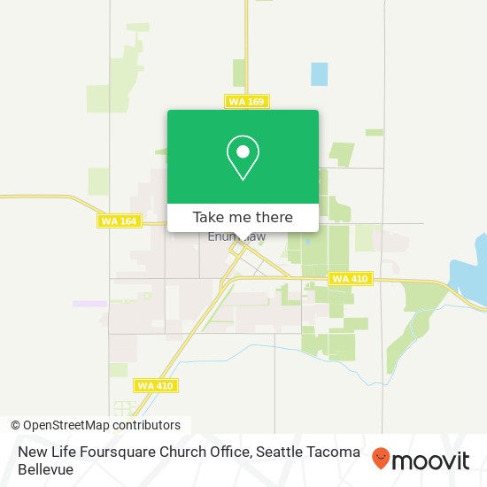Mapa de New Life Foursquare Church Office