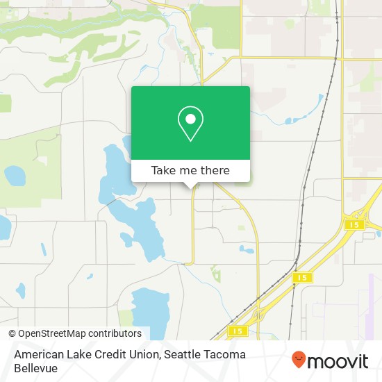 American Lake Credit Union map