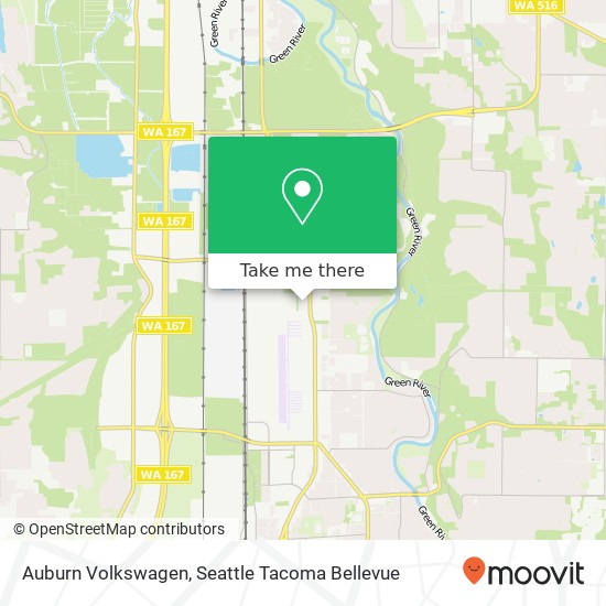 Auburn Volkswagen map