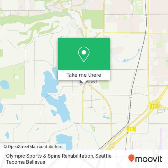 Mapa de Olympic Sports & Spine Rehabilitation