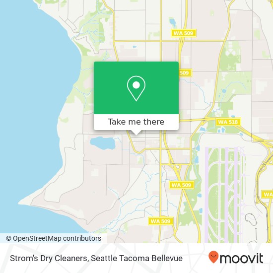 Strom's Dry Cleaners map