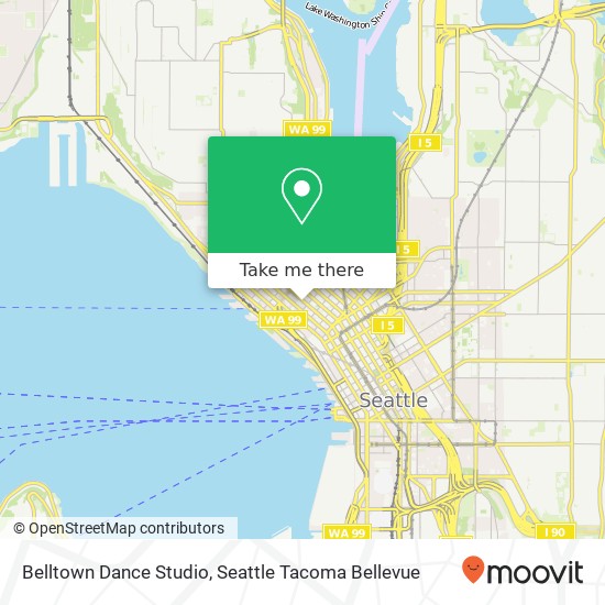 Belltown Dance Studio map