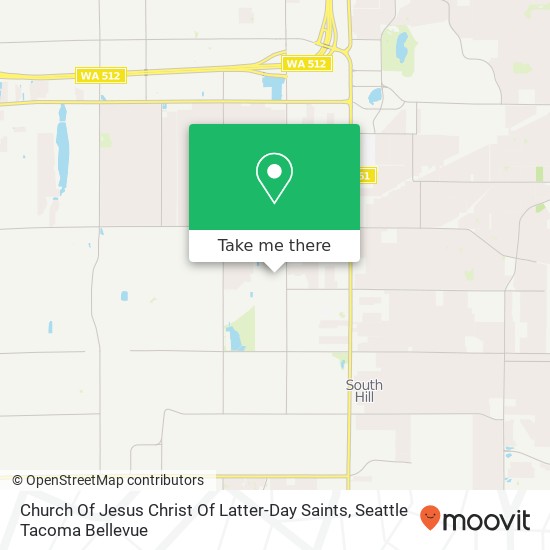 Mapa de Church Of Jesus Christ Of Latter-Day Saints