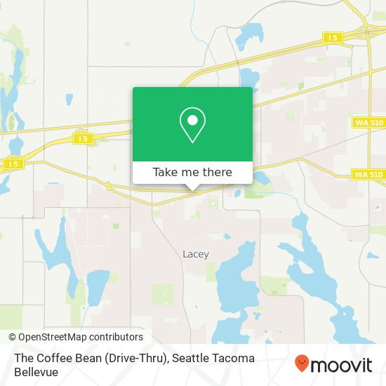 The Coffee Bean (Drive-Thru) map