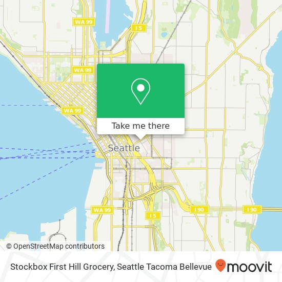 Stockbox First Hill Grocery map