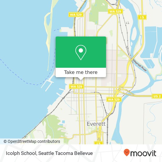 Icolph School map