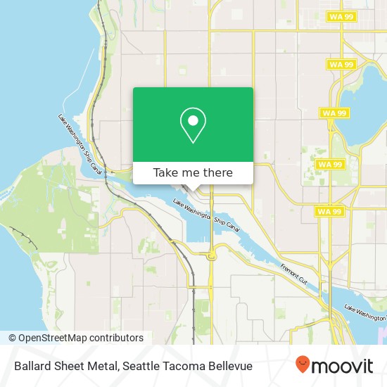 Ballard Sheet Metal map