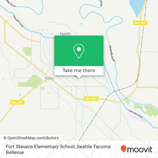 Fort Stevens Elementary School map