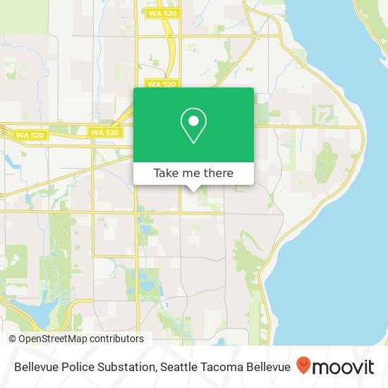 Mapa de Bellevue Police Substation