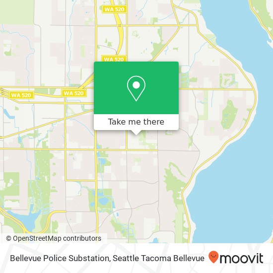 Bellevue Police Substation map