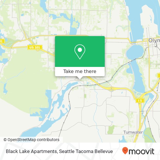 Black Lake Apartments map