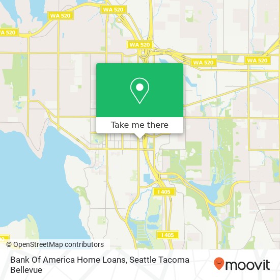 Bank Of America Home Loans map