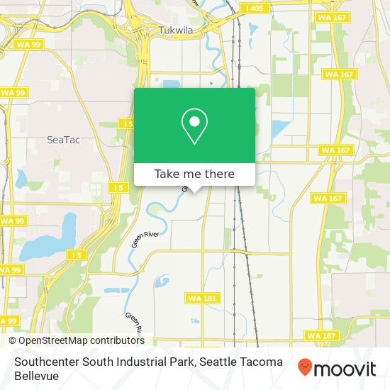 Southcenter South Industrial Park map