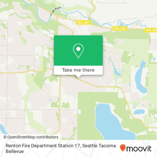 Renton Fire Department Station 17 map