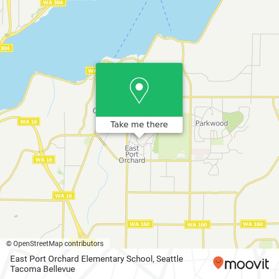 Mapa de East Port Orchard Elementary School