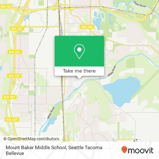 Mapa de Mount Baker Middle School