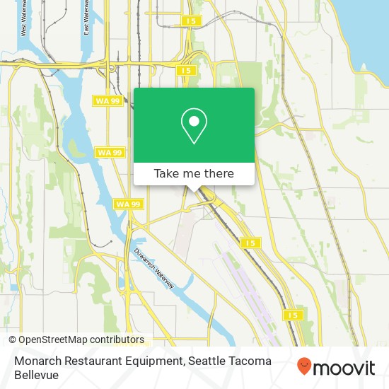 Monarch Restaurant Equipment map