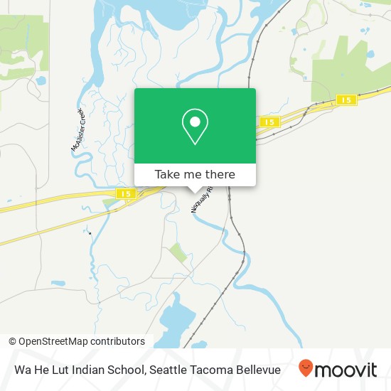 Mapa de Wa He Lut Indian School