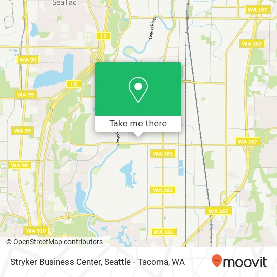 Stryker Business Center map