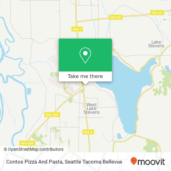 Contos Pizza And Pasta map