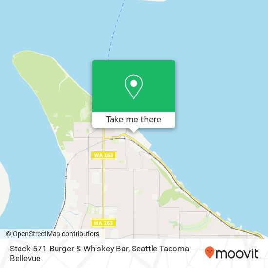 Stack 571 Burger & Whiskey Bar map