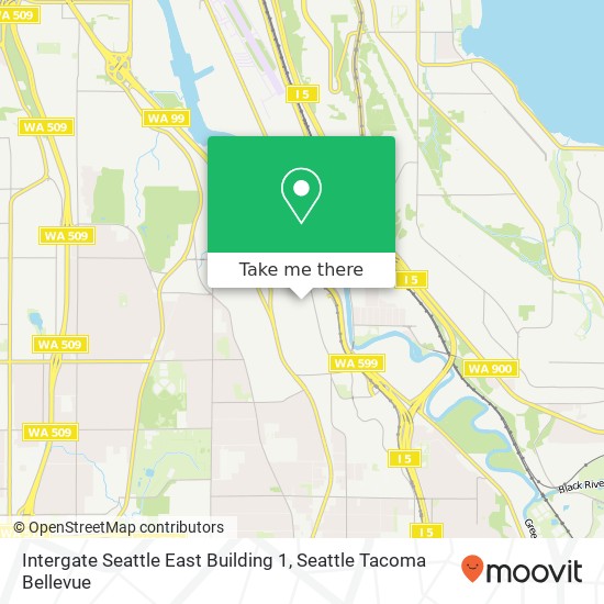 Intergate Seattle East Building 1 map