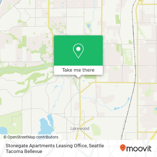 Mapa de Stonegate Apartments Leasing Office