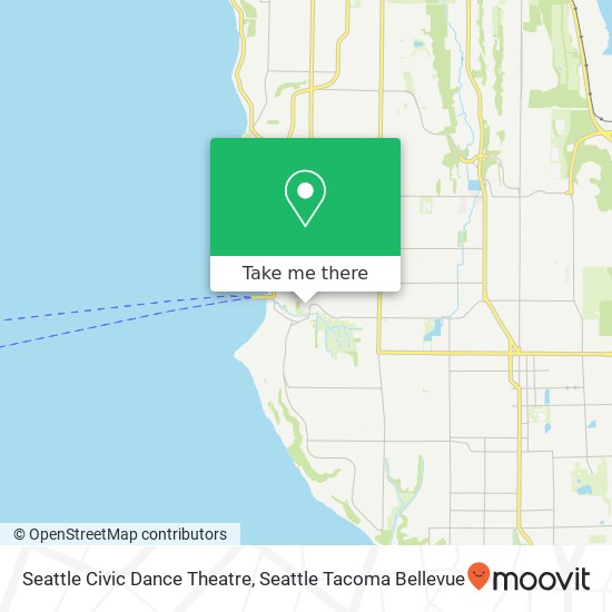 Mapa de Seattle Civic Dance Theatre