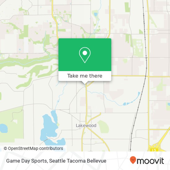 Mapa de Game Day Sports