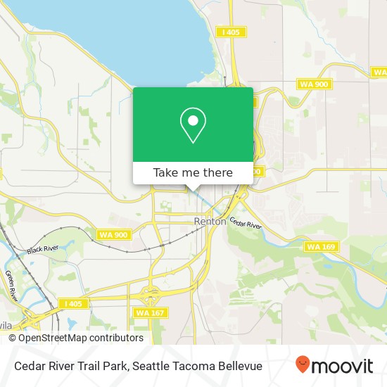 Mapa de Cedar River Trail Park