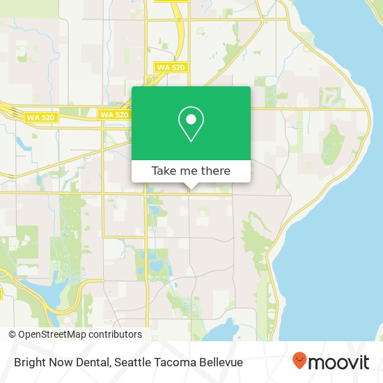 Mapa de Bright Now Dental