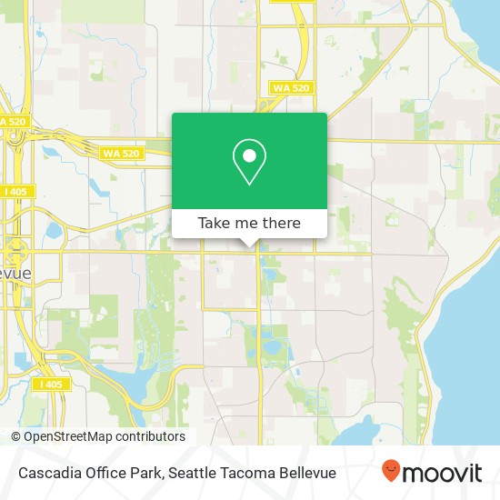 Mapa de Cascadia Office Park