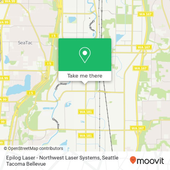 Mapa de Epilog Laser - Northwest Laser Systems