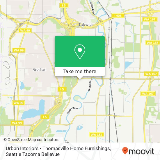 Mapa de Urban Interiors - Thomasville Home Furnishings