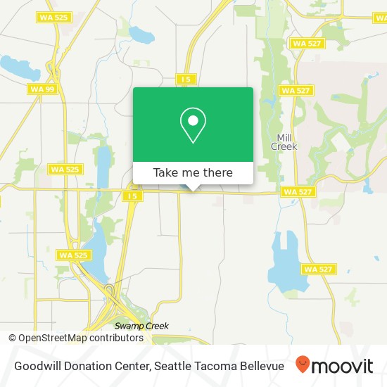 Mapa de Goodwill Donation Center