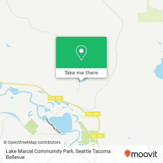 Lake Marcel Commumity Park map