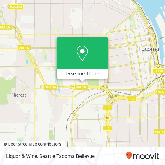 Liquor & Wine map