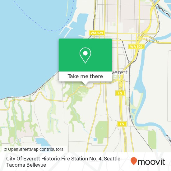 Mapa de City Of Everett Historic Fire Station No. 4