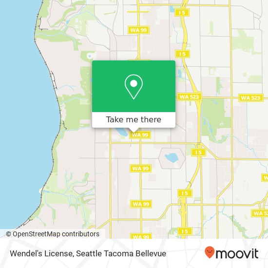 Wendel's License map