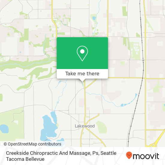 Creekside Chiropractic And Massage, Ps map