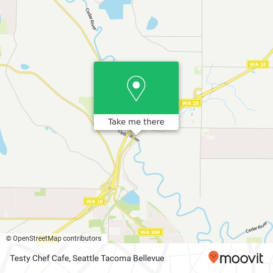 Mapa de Testy Chef Cafe