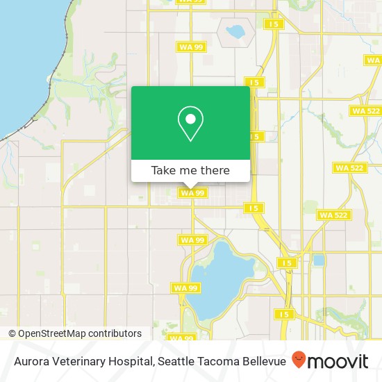 Aurora Veterinary Hospital map