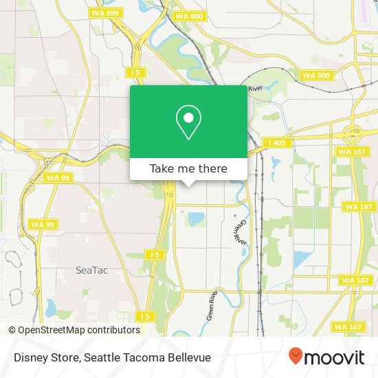 Mapa de Disney Store
