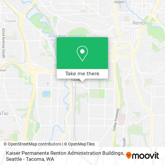 Kaiser Permanente Renton Administration Buildings map