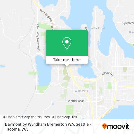 Baymont by Wyndham Bremerton WA map