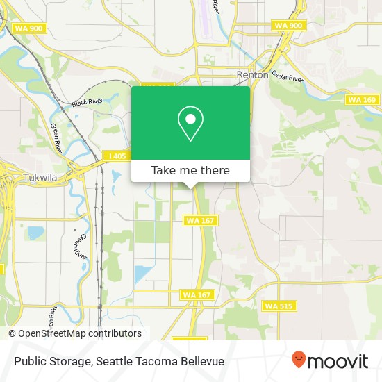 Public Storage map