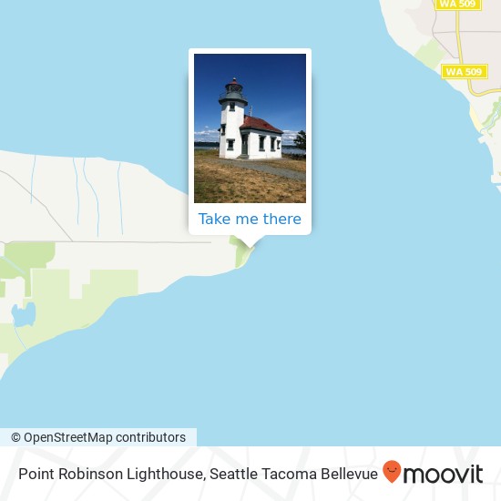Point Robinson Lighthouse map