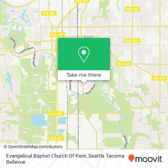 Evangelical Baptist Church Of Kent map