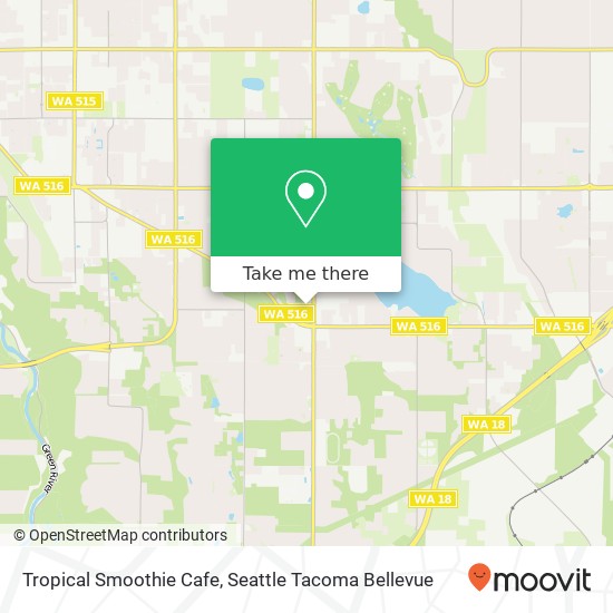 Mapa de Tropical Smoothie Cafe