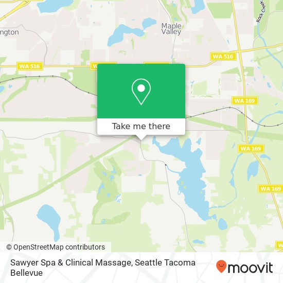 Mapa de Sawyer Spa & Clinical Massage